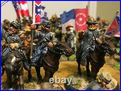 28mm American Civil War Miniatures, Confederate Army, Painted, Dixon