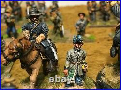 28mm American Civil War Miniatures, Confederate Army, Painted, Dixon