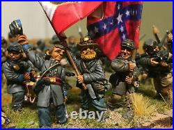 28mm American Civil War Miniatures, Confederate Army, Painted, Dixon