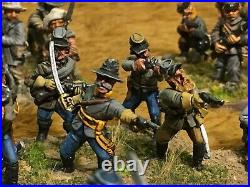 28mm American Civil War Miniatures, Confederate Army, Painted, Dixon