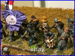 28mm American Civil War Miniatures, Confederate Army, Painted, Dixon