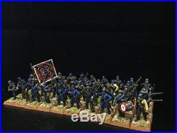 28mm American Civil War Plastic DPS painted Confederate Infantry GH1527