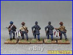 28mm American Civil War WDS painted Confederate infantry l87