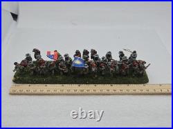 28mm Civil War Miniatures Painted Lot Of 73 Union & Confederate Infantry Army