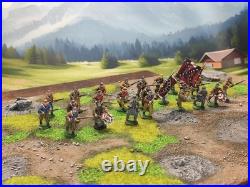 28mm DPS painted American Civil War Confederate Texas Foot Battalion 24 HW436