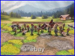 28mm DPS painted American Civil War Confederate Texas Foot Battalion 24 HW436