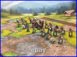 28mm DPS painted American Civil War Confederate Texas Foot Battalion 24 HW436