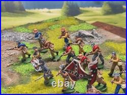 28mm DPS painted American Civil War Confederate Texas Foot Battalion 24 HW436