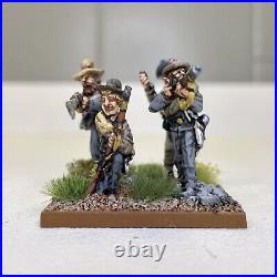 28mm Painted & Based, ACW American Civil War Confederate Infantry, 24 Figures