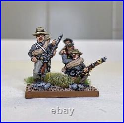 28mm Painted & Based, ACW American Civil War Confederate Infantry, 24 Figures