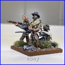 28mm Painted & Based, ACW American Civil War Confederate Infantry, 24 Figures