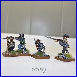 28mm Painted & Based, ACW American Civil War Confederate Infantry, 24 Figures