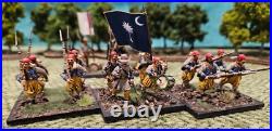 28mm nicely painted American Civil War Confederate Infantry Army of 7 regiments