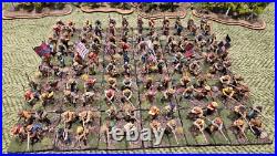28mm nicely painted American Civil War Confederate Infantry Army of 7 regiments 28mm nicely painted American Civil War Confederate Infantry Army of 7 regiments