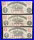 3 Consecutively numbered 1862 Civil War Confederate Virginia $1 bills/notes