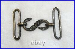 #3169 CIVIL War Confederate Snake Belt Buckle