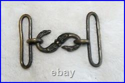 #3169 CIVIL War Confederate Snake Belt Buckle