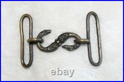 #3169 CIVIL War Confederate Snake Belt Buckle