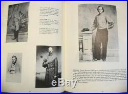 4 Confederate Faces Books American CIVIL War Soldiers Generals Photos Portraits