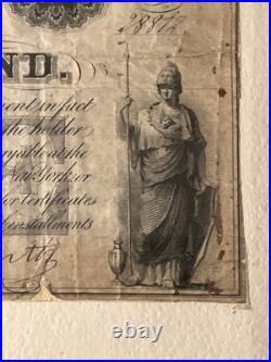 (4) Early Framed Confederate Sourhern Currency Paper Money Civil War Museum