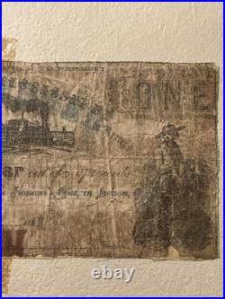(4) Early Framed Confederate Sourhern Currency Paper Money Civil War Museum