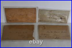 (4) Howell Cobb, Confederate Politician, House Rep, Signed Envelope, Civil War