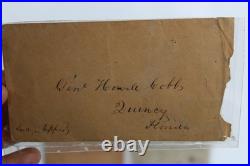 (4) Howell Cobb, Confederate Politician, House Rep, Signed Envelope, Civil War