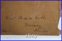 (4) Howell Cobb, Confederate Politician, House Rep, Signed Envelope, Civil War