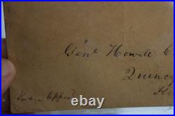 (4) Howell Cobb, Confederate Politician, House Rep, Signed Envelope, Civil War