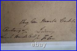 (4) Howell Cobb, Confederate Politician, House Rep, Signed Envelope, Civil War
