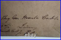 (4) Howell Cobb, Confederate Politician, House Rep, Signed Envelope, Civil War