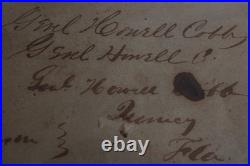 (4) Howell Cobb, Confederate Politician, House Rep, Signed Envelope, Civil War (4) Howell Cobb, Confederate Politician, House Rep, Signed Envelope, Civil War