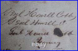 (4) Howell Cobb, Confederate Politician, House Rep, Signed Envelope, Civil War (4) Howell Cobb, Confederate Politician, House Rep, Signed Envelope, Civil War