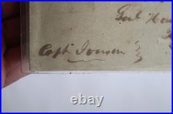 (4) Howell Cobb, Confederate Politician, House Rep, Signed Envelope, Civil War