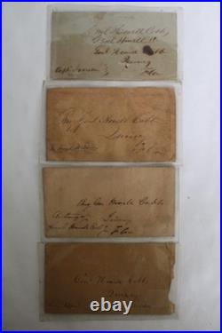 (4) Howell Cobb, Confederate Politician, House Rep, Signed Envelope, Civil War