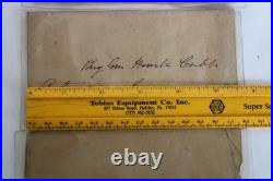 (4) Howell Cobb, Confederate Politician, House Rep, Signed Envelope, Civil War