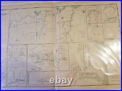 5 Civil War Maps, Union, Confederate, Kansas- Missouri- Illinois