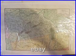 5 Civil War Maps, Union, Confederate, Kansas- Missouri- Illinois