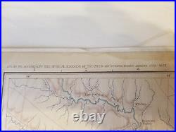 5 Civil War Maps, Union, Confederate, Kansas- Missouri- Illinois