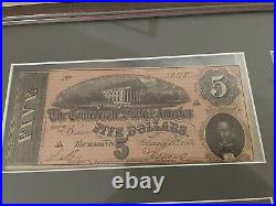(6) 1864 Confederate States CIVIL War Banknote Bill Richmond Virginia