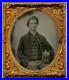 6th plate ambrotype of Civil War Confederate Infantry soldier (blue tinting) SC