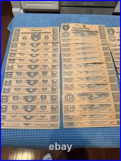 (90+) Confederate Civil War Facsimile Notes $1 $5 $10 $20 $50 $100