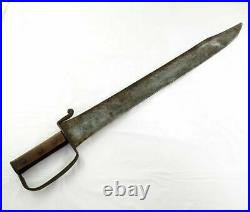 A Big Long Confederate CIVIL War Short Sword Guard Knife Dagger