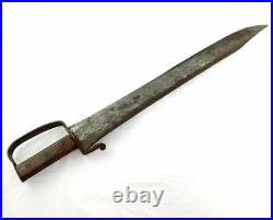 A Big Long Confederate CIVIL War Short Sword Guard Knife Dagger