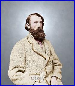 A. P. Hill Confederate General Color Tinted photo Civil War 00463