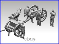 ACW Confederate Artillery 132 Resin Figures 3D Printed Civil War
