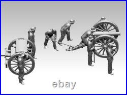 ACW Confederate Artillery 132 Resin Figures 3D Printed Civil War
