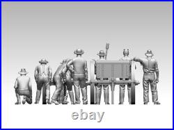 ACW Confederate Artillery 132 Resin Figures 3D Printed Civil War