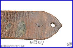 American CIVIL War Leather Belt & Confederate Snake Buckle British Import Rare