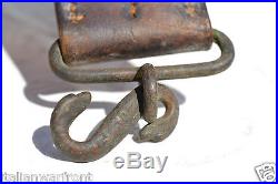 American CIVIL War Leather Belt & Confederate Snake Buckle British Import Rare